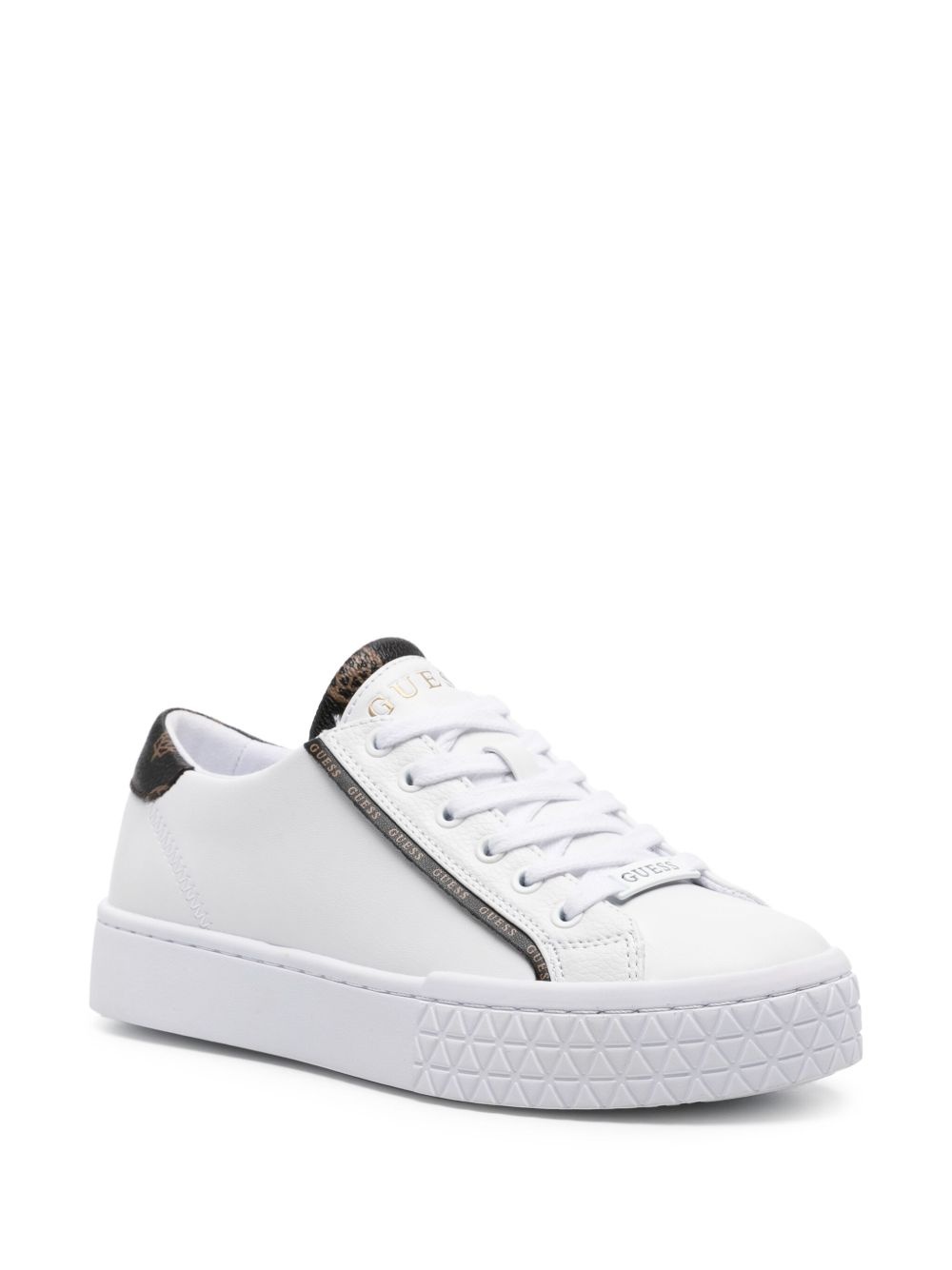 Pardie logo-trim sneakers - 2