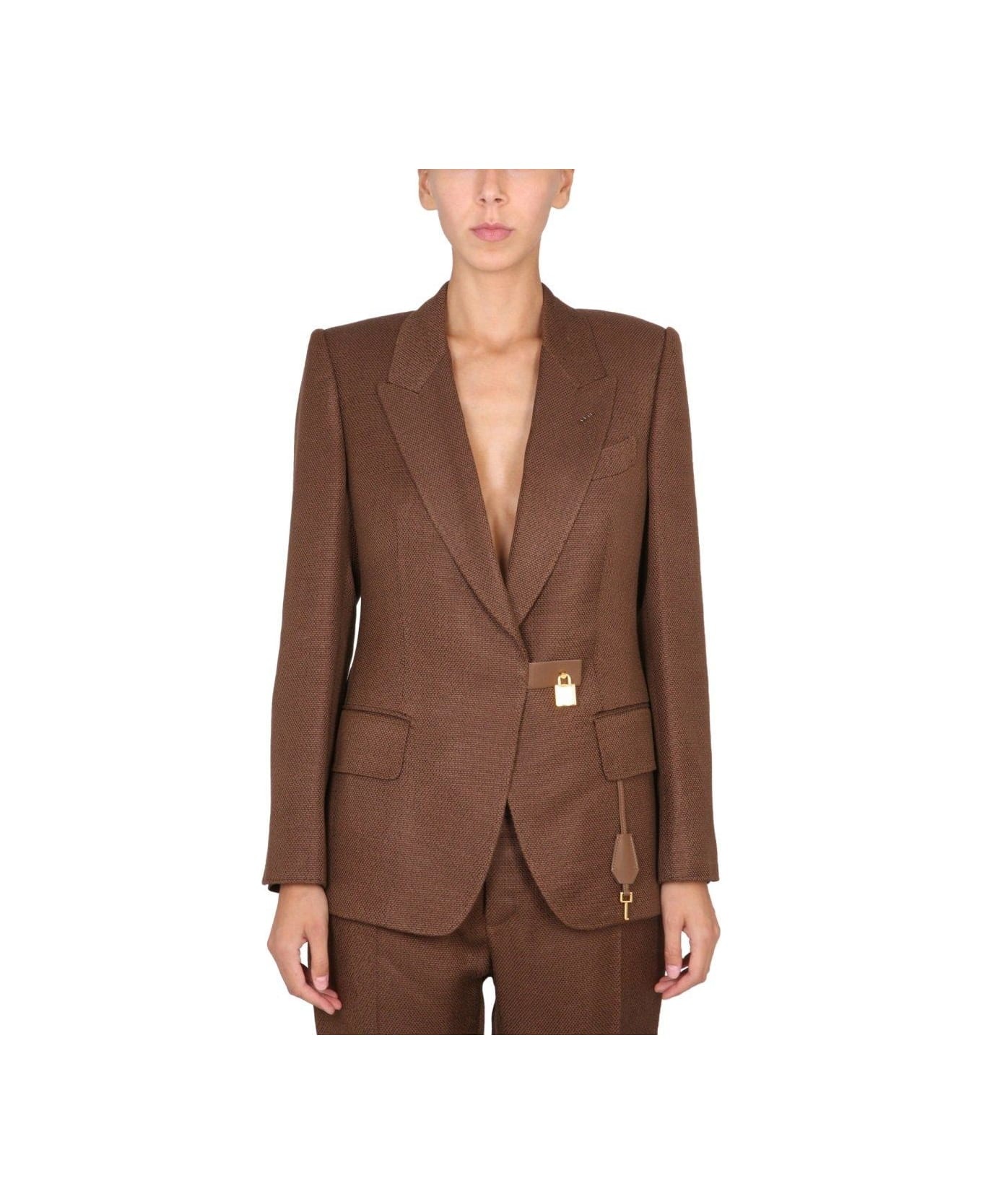 Padlock Singlebreasted Blazer - 1