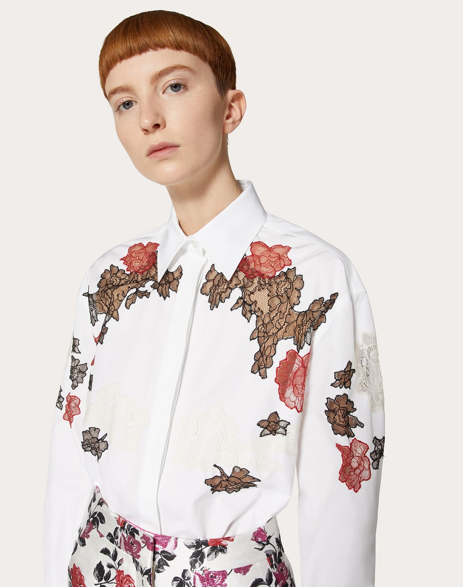 Compact Poplin Intarsia Shirt - 5