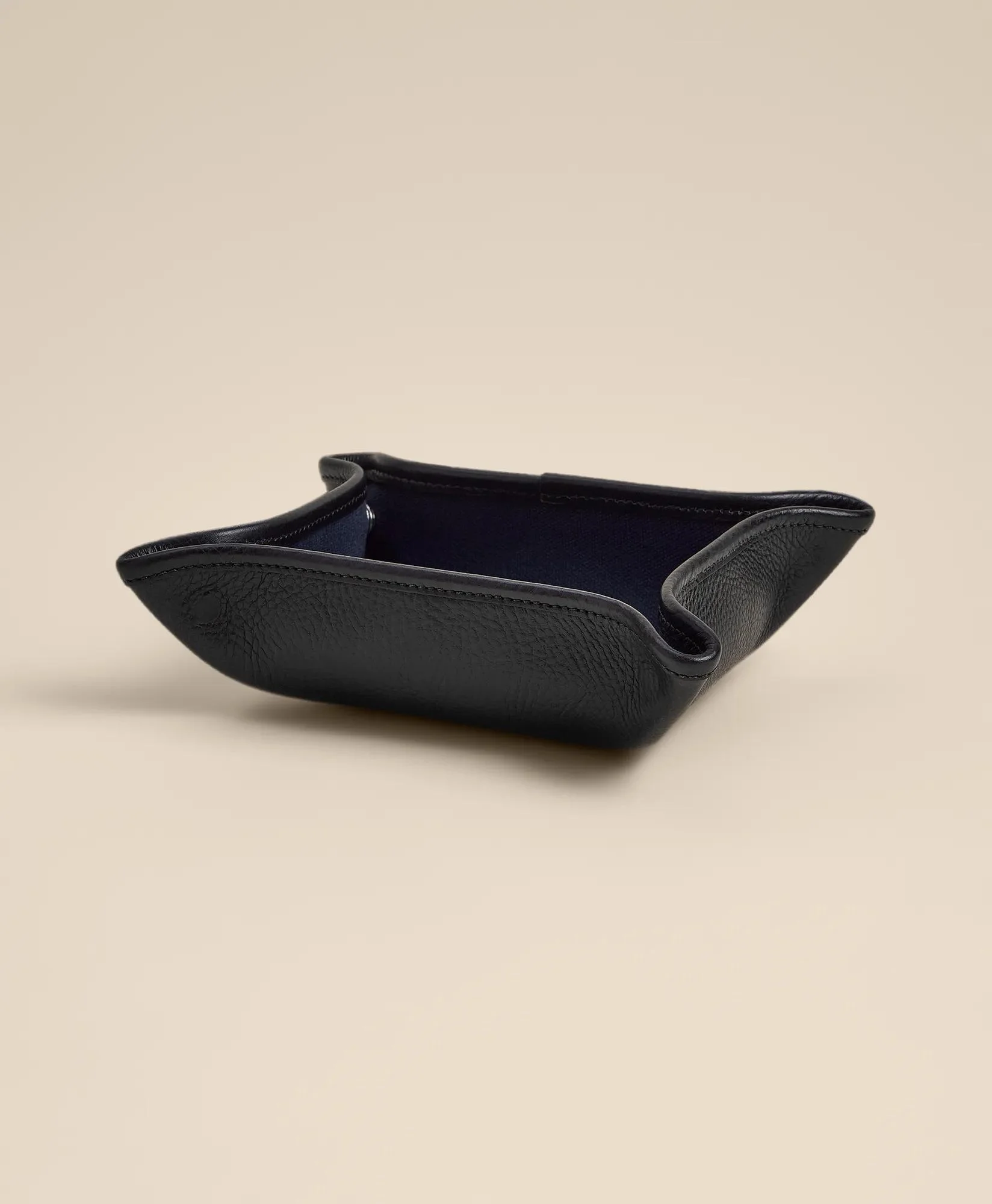 Ghurka No. 58 Leather & Cotton Folding Snap Tray - 1