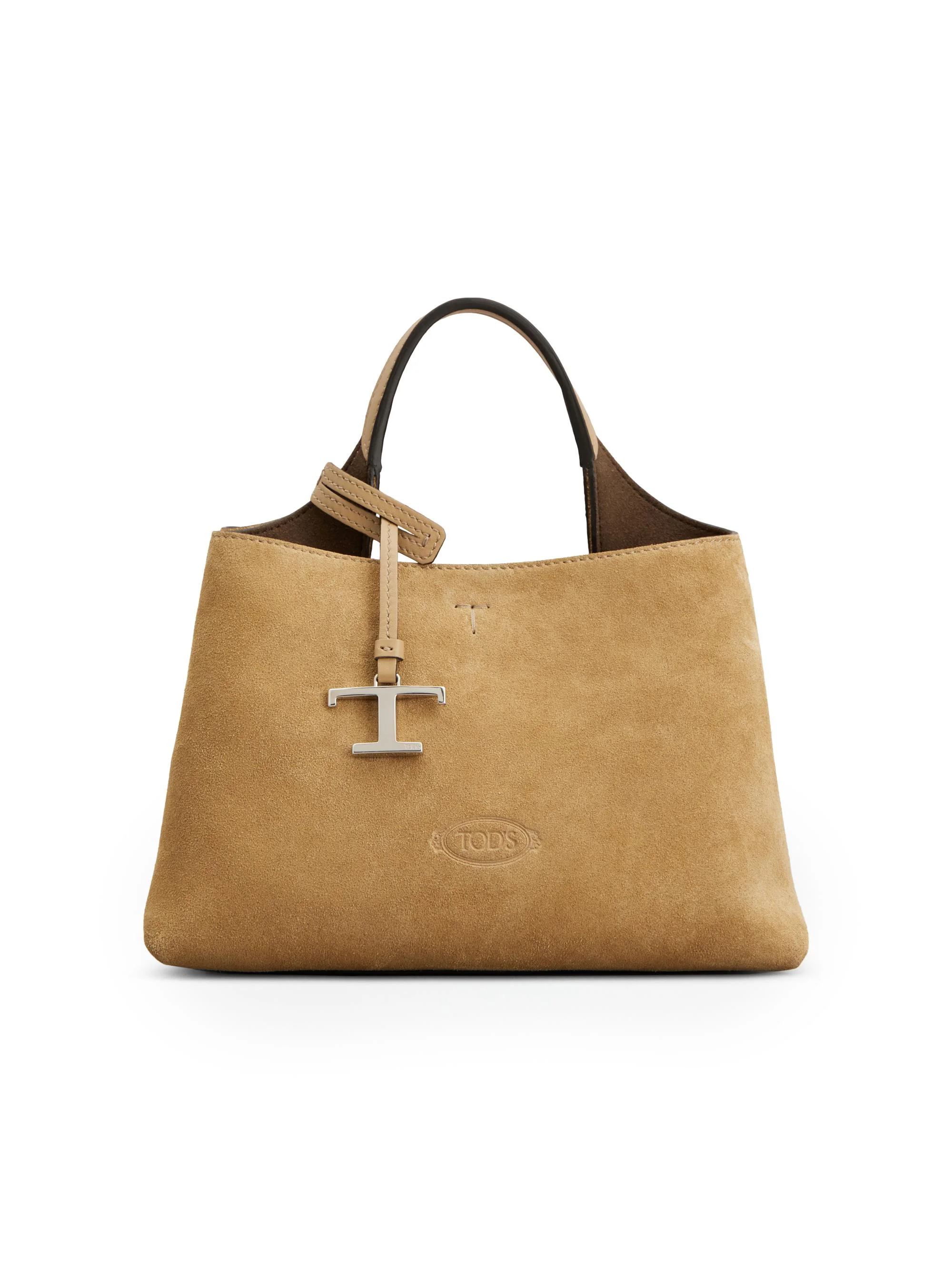 Women's Micro Suede Mini Bag - Biscotto Ginger - 1