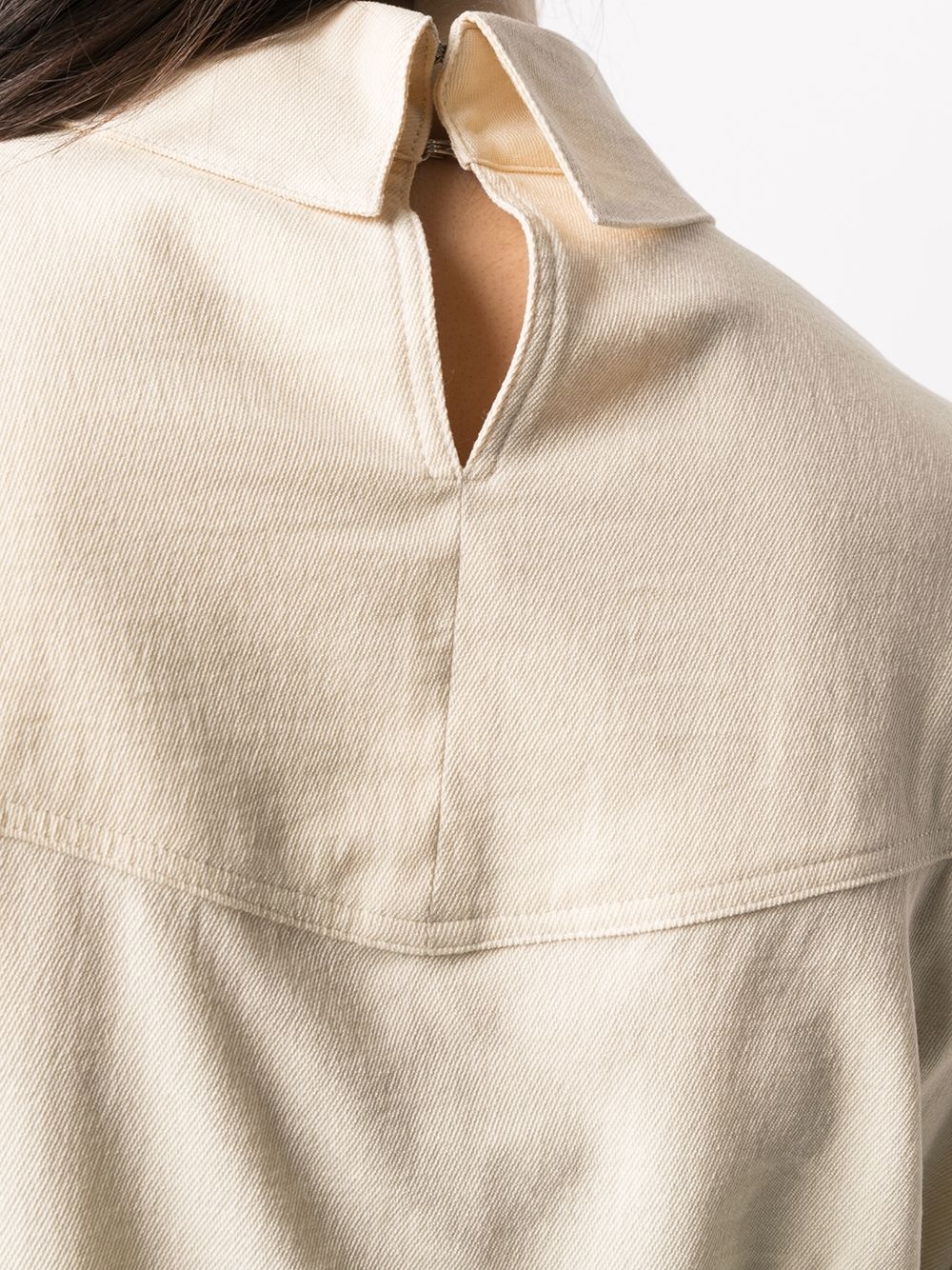 fitted button-up shirt - 5