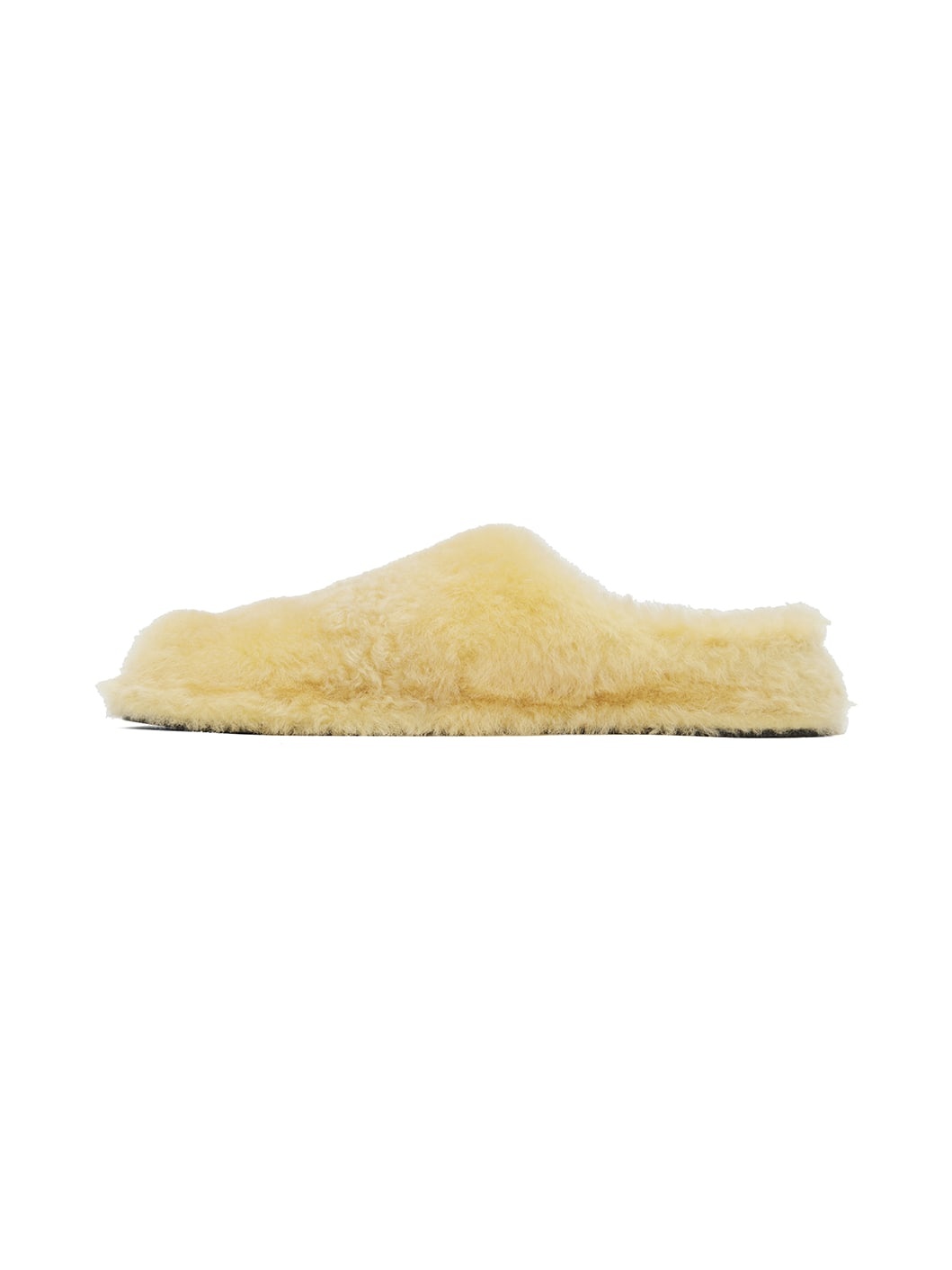 Off-White Shearling Slippers - 3