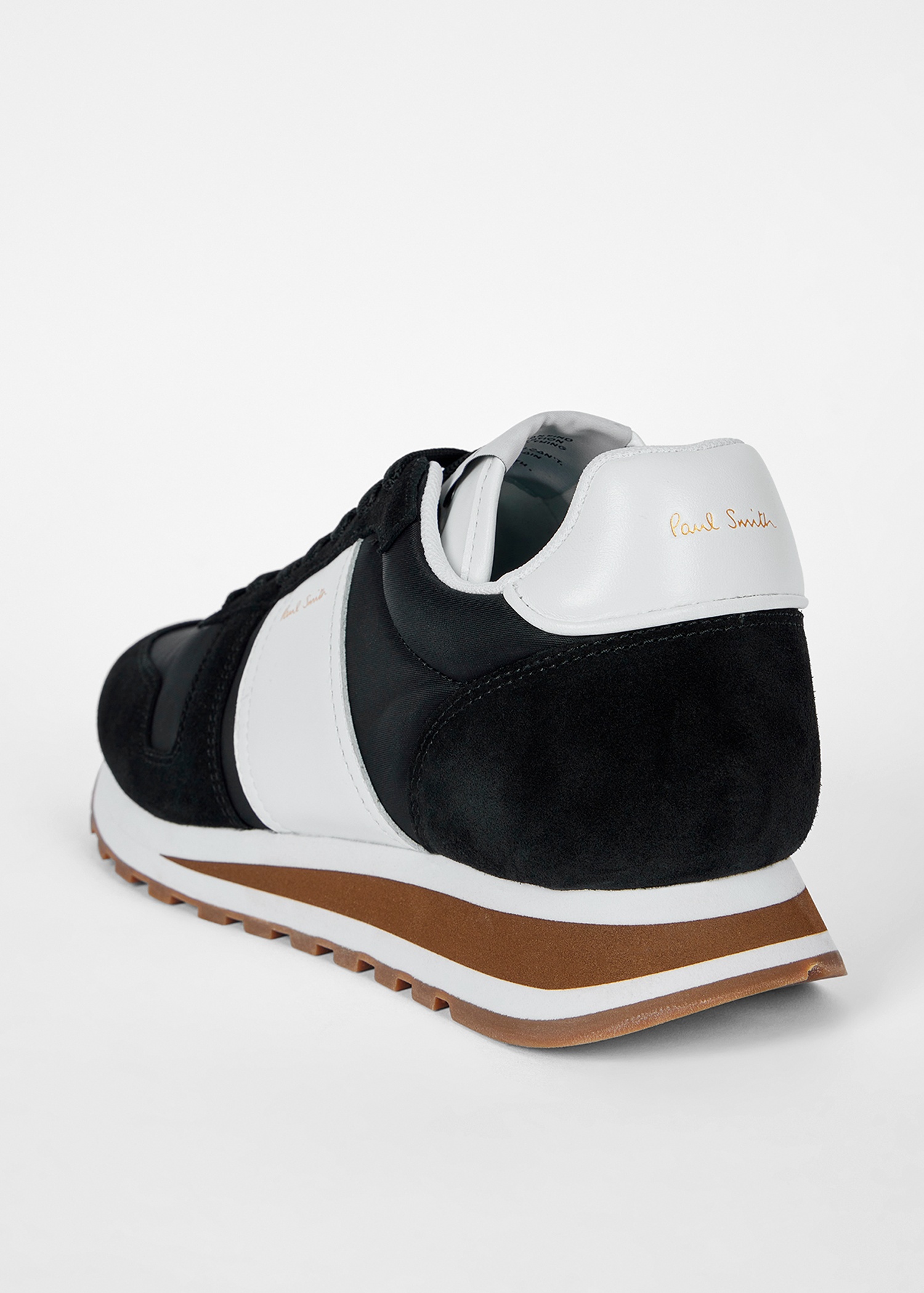 Black And White 'Eighties' Trainers - 5