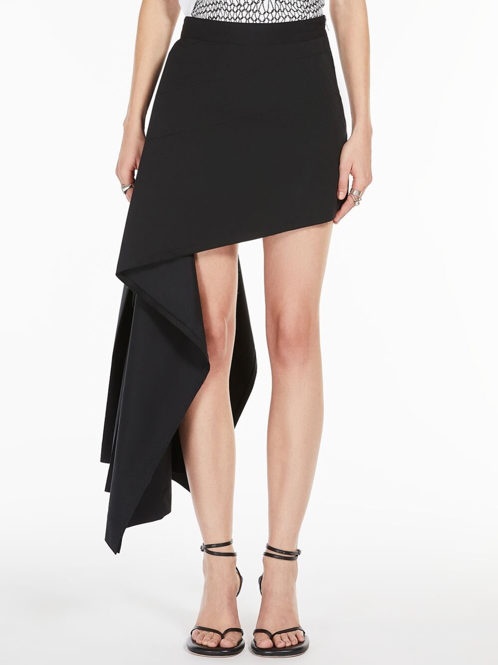 Short asymmetric skirt - 3