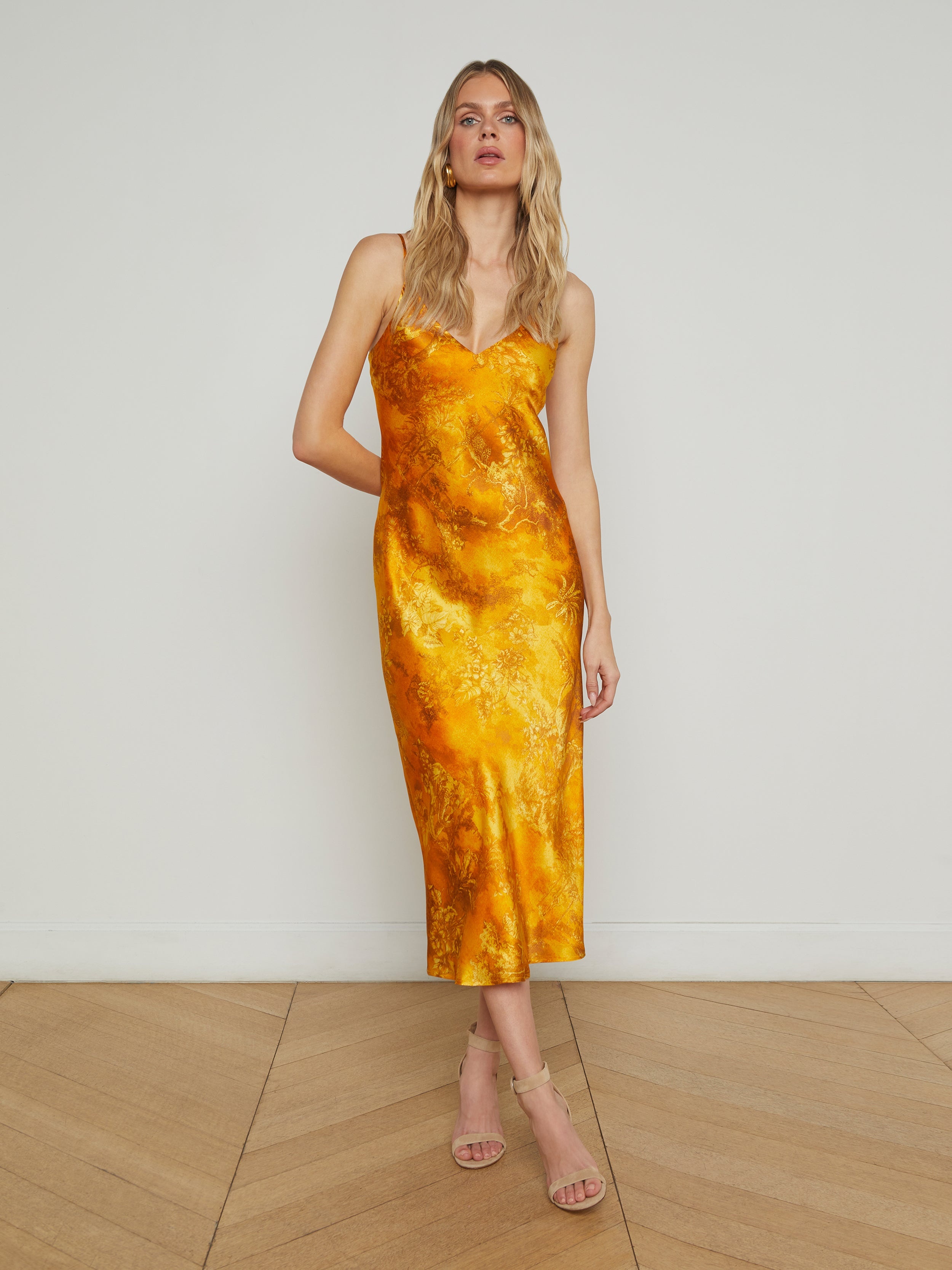 Seridie Silk Slip Dress - 2