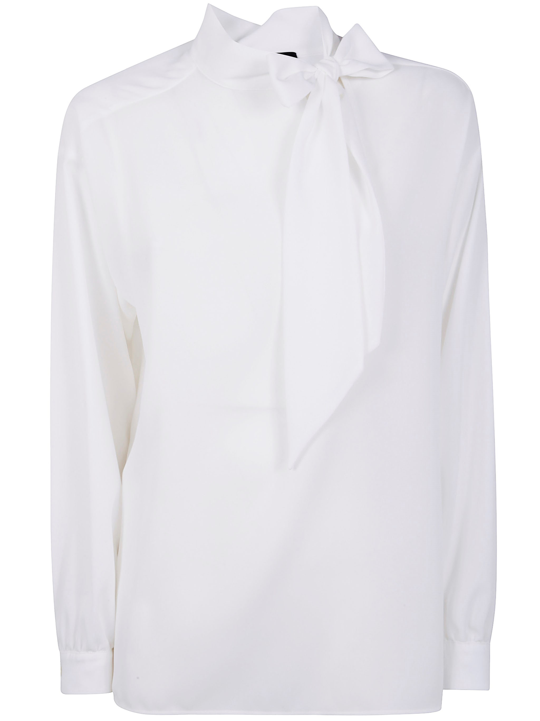 Introducing the 'BOW COLLAR SHIRT' from the prestigious brand EMPORIO ARMANI, a refined addition to  - 1