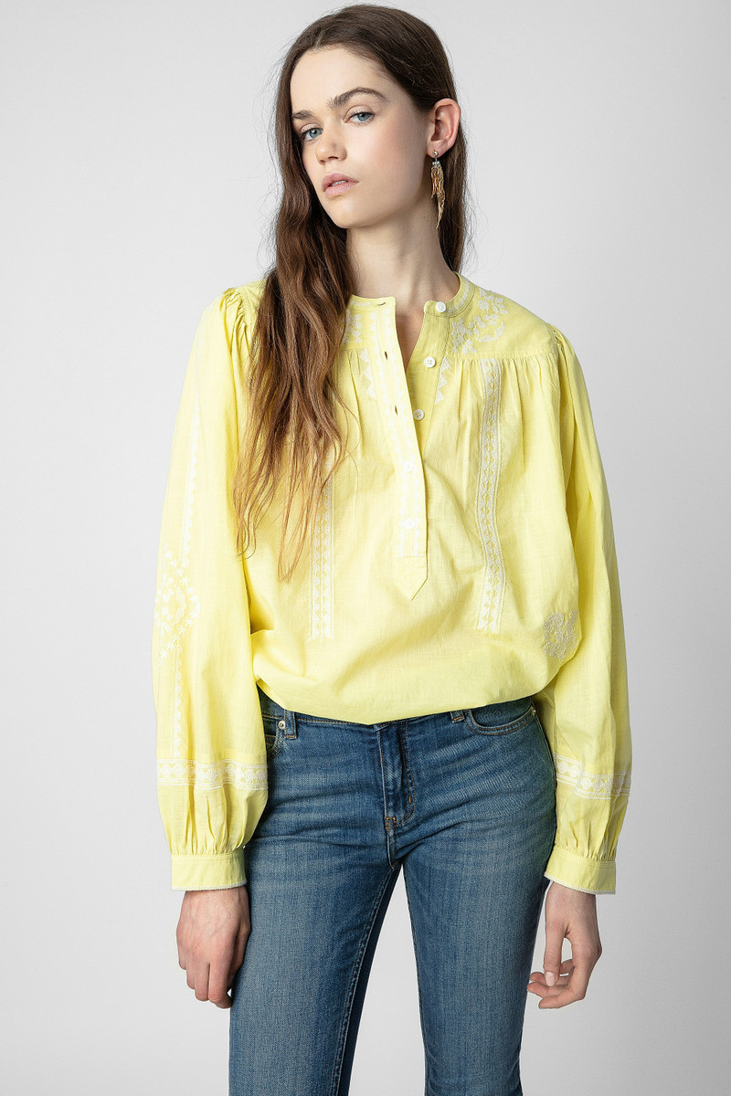 Zadig & Voltaire Tigy Oversized Cotton Blouse outlook