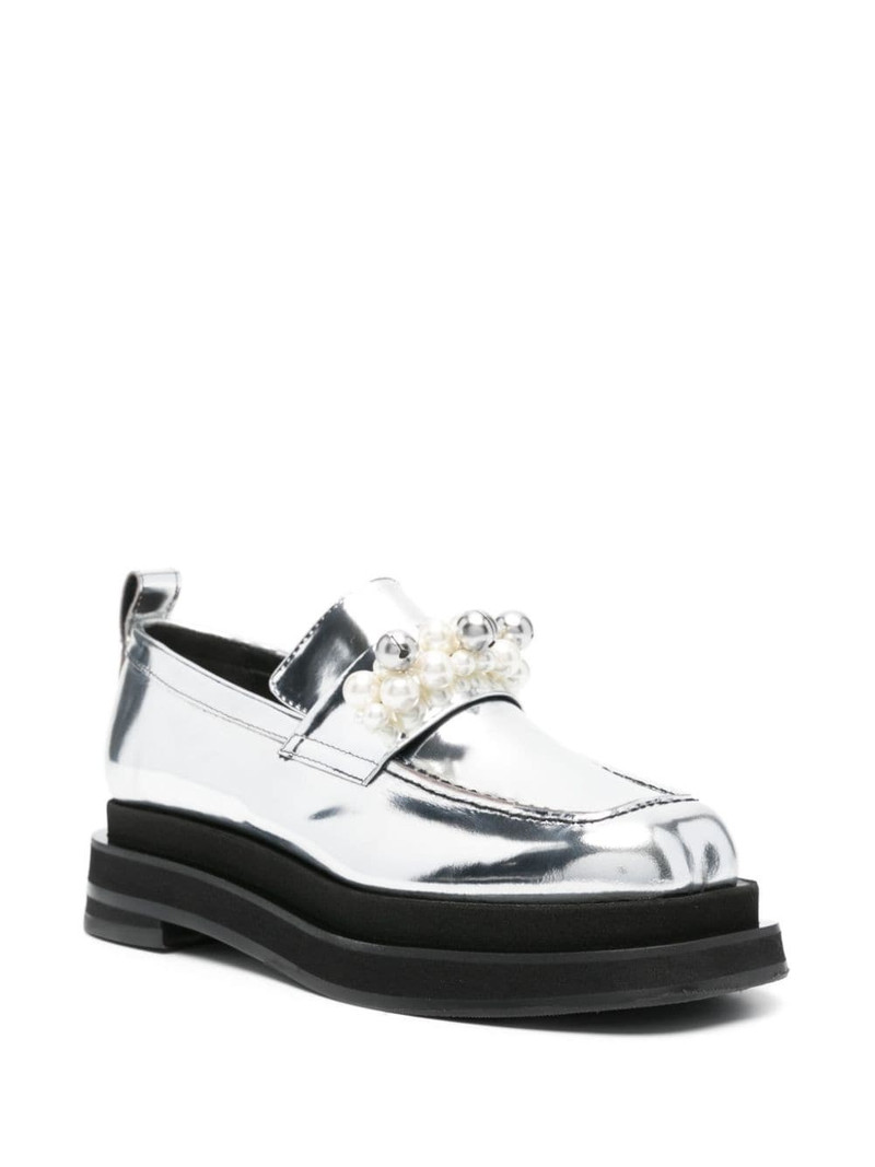 Simone Rocha Heart Toe Platform loafers outlook