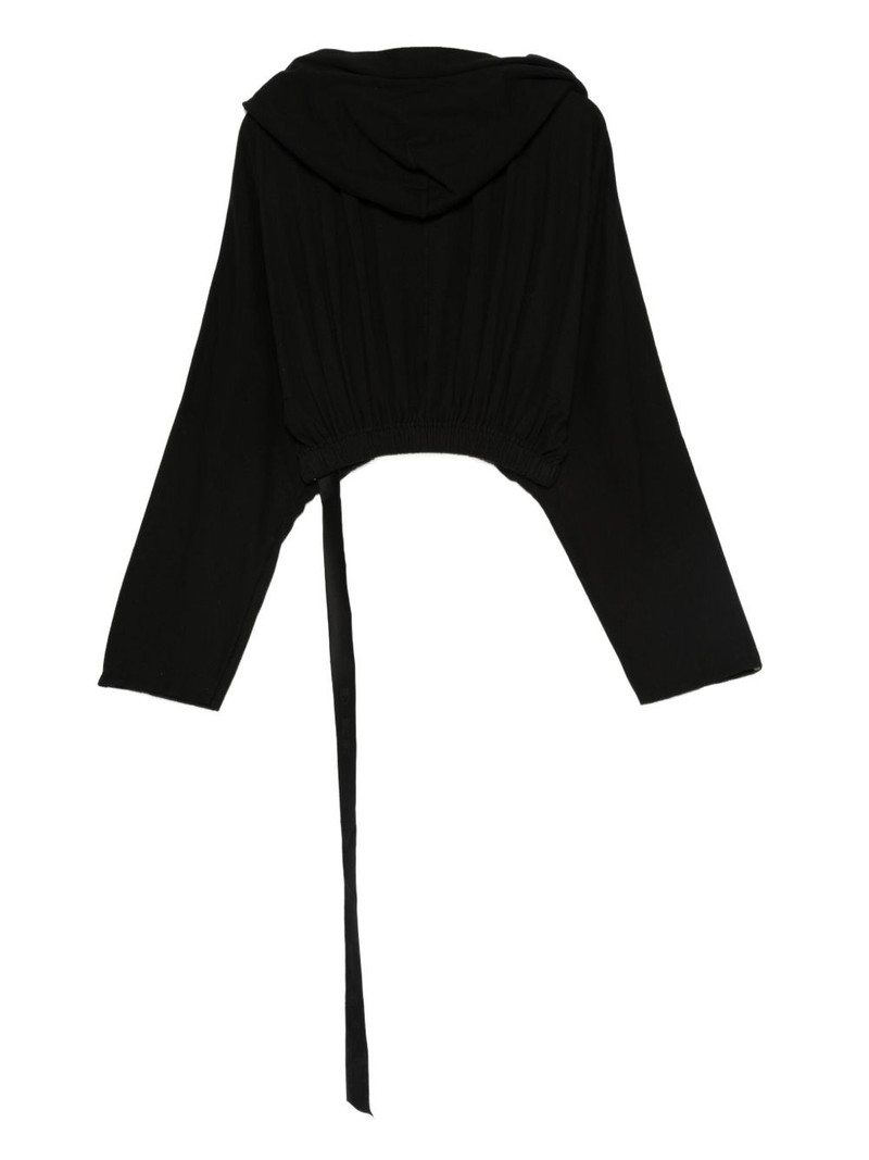Rick Owens DRKSHDW cowl-neck top outlook