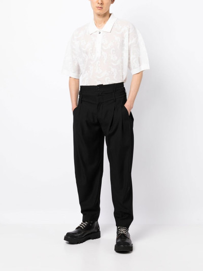 FENG CHEN WANG double-waistband tailored trousers outlook