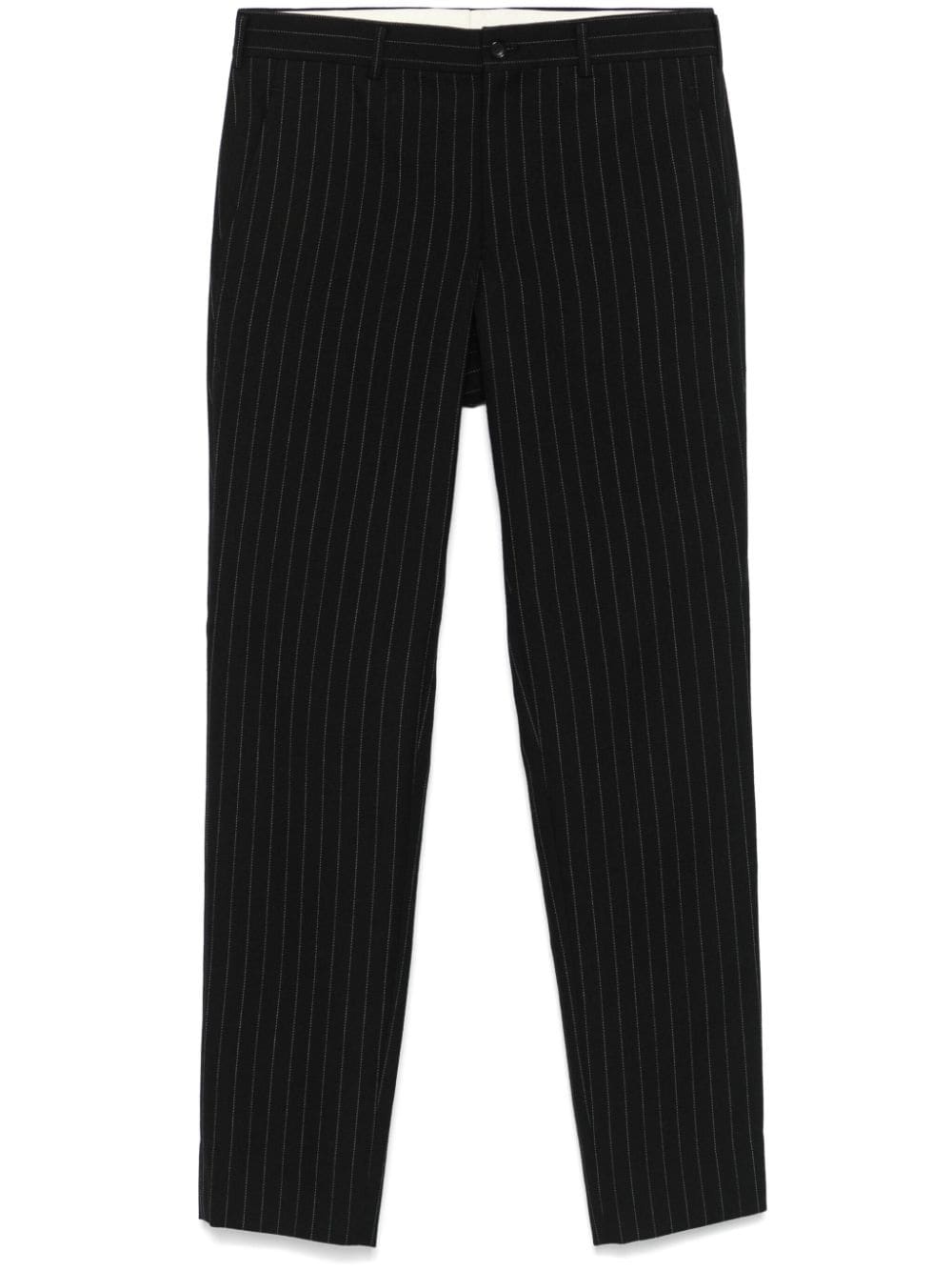 pinstripe-pattern trousers - 1