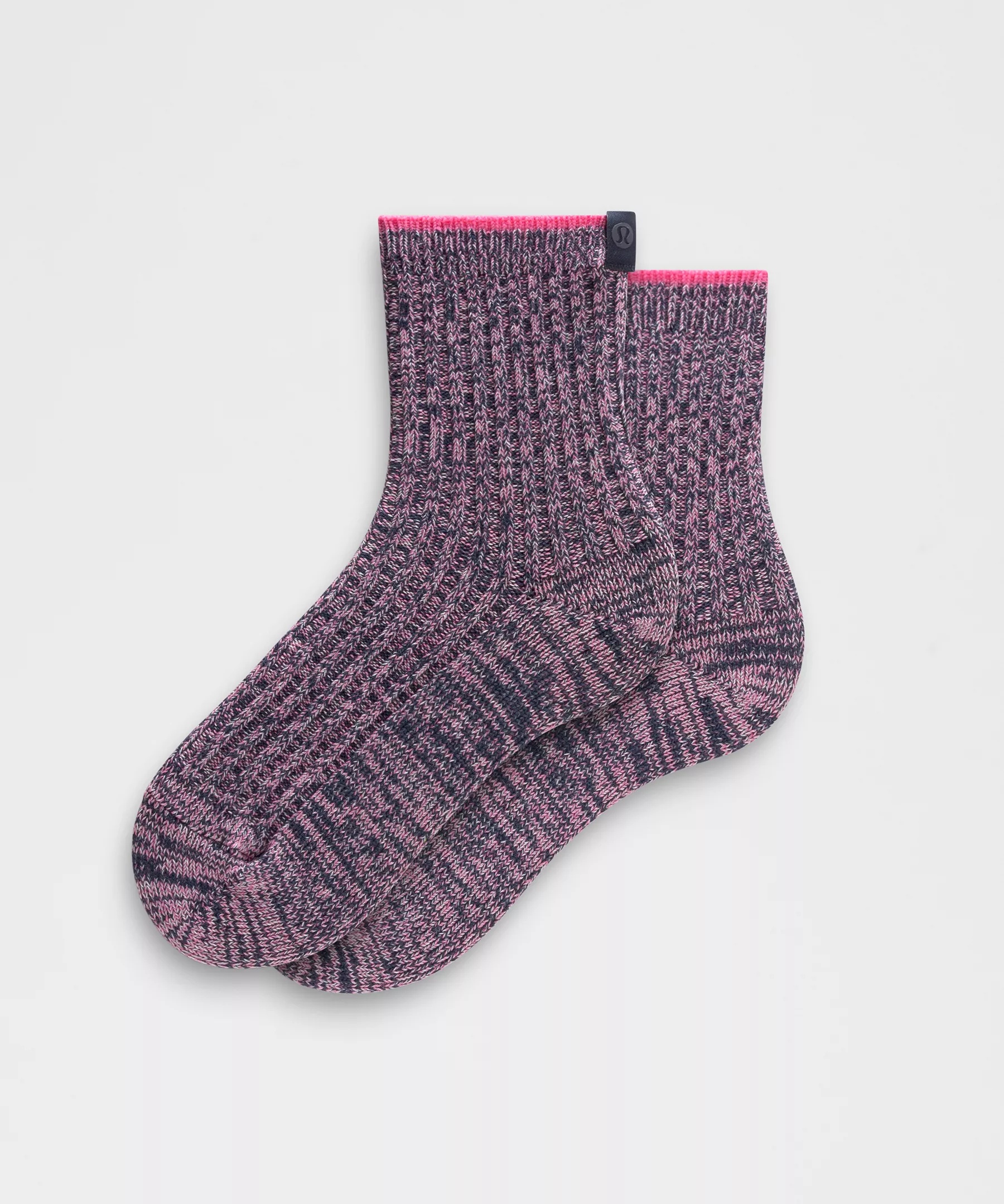 Unisex Quarter-Length Ragg Socks - 1