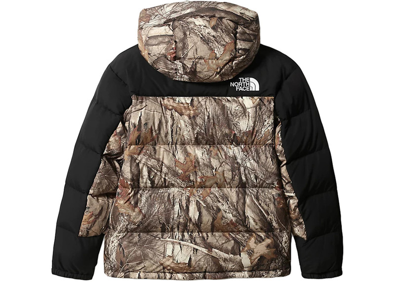 The North Face The North Face Himalayan Goose Down 550 Fill Jacket Kelp Tan Forest Floor Print outlook