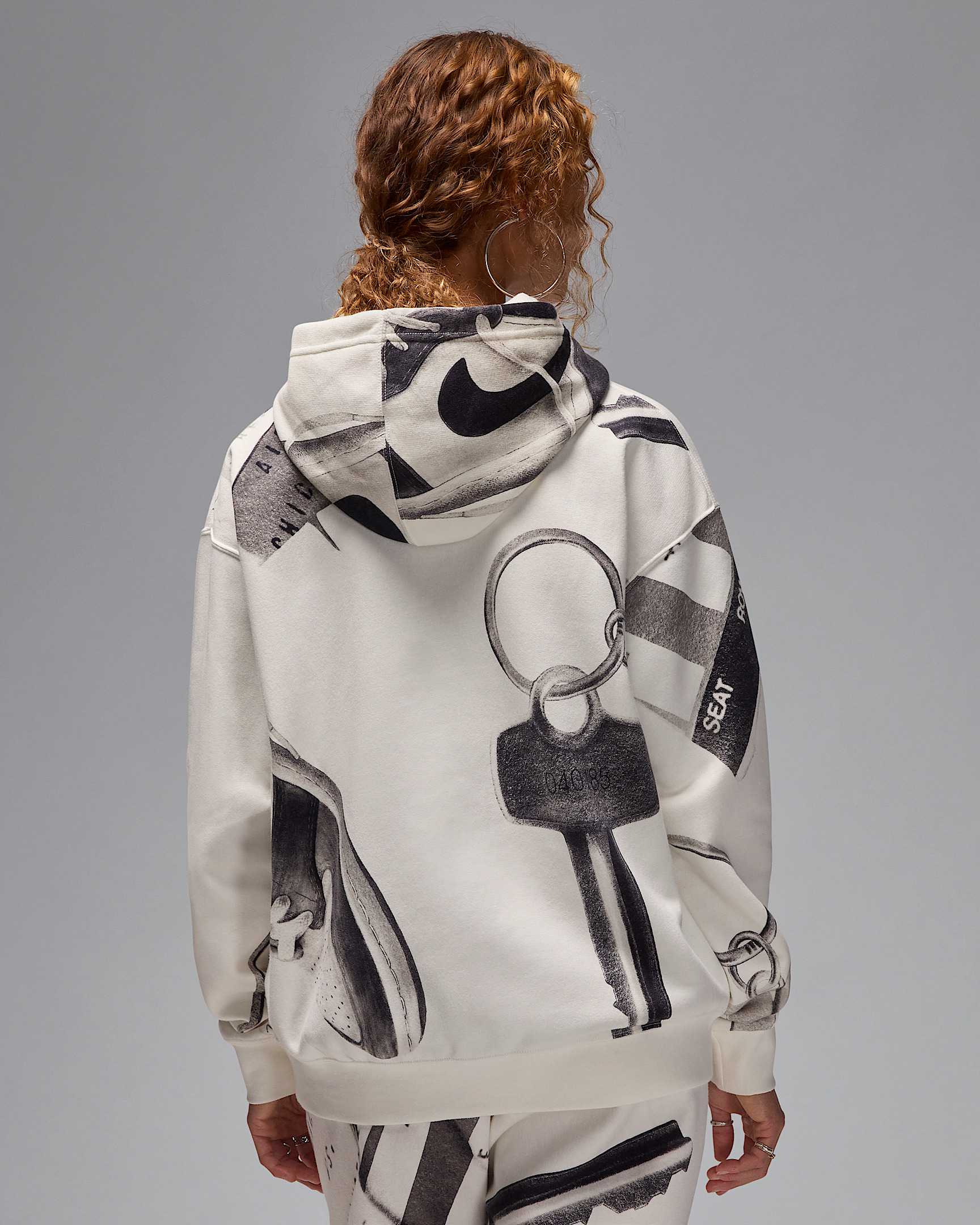Jordan Brooklyn Fleece Women's Printed Pullover Hoodie - 2