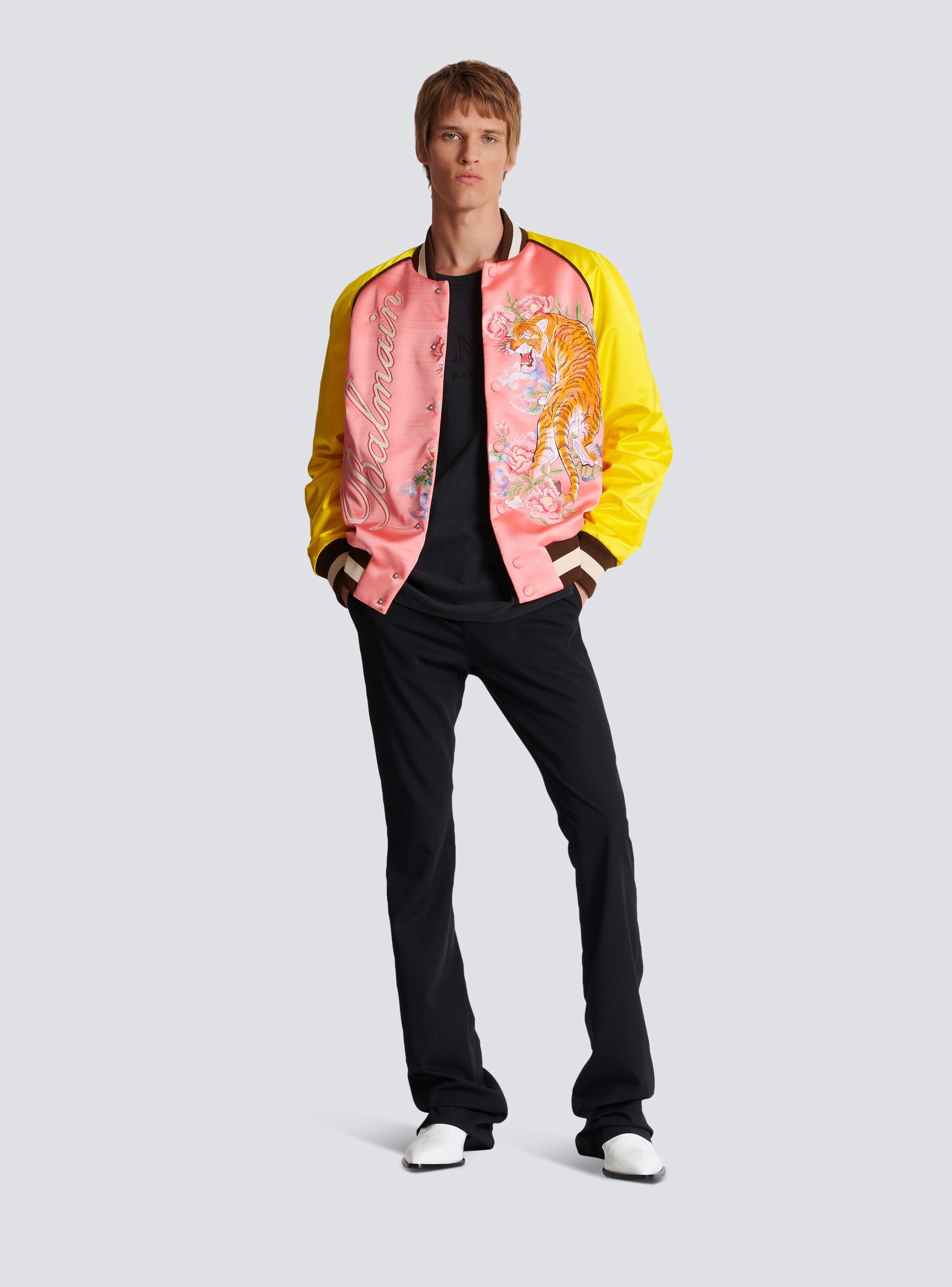 Tiger embroidered bomber - 2