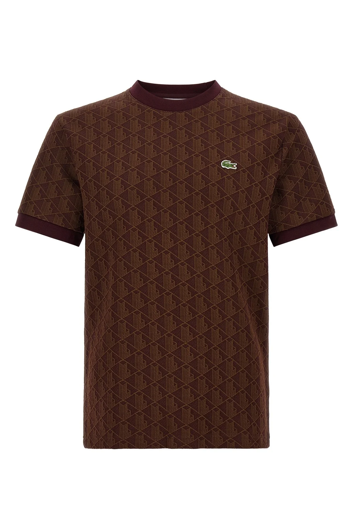 'Monogramma' Jacquard T-Shirt - 1