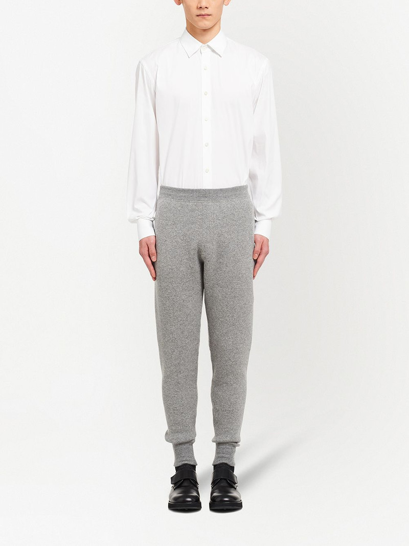 Prada cashmere knitted track pants outlook