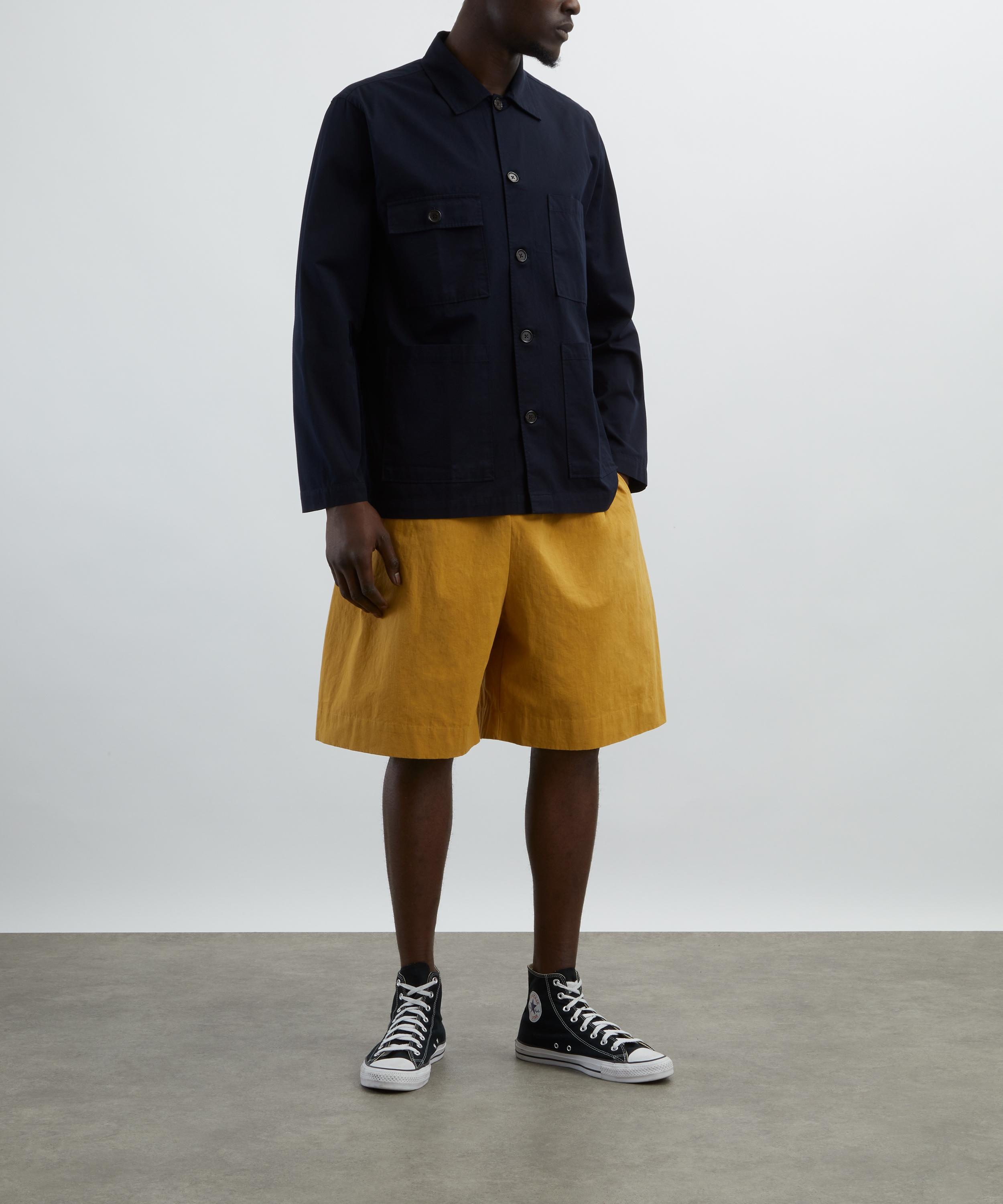 Navy Military Cotton Dockside Jacket - 2