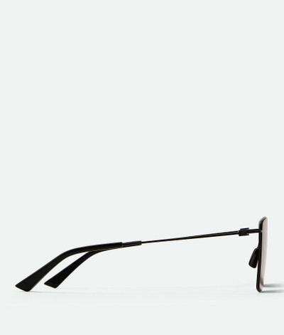 Bottega Veneta Ultrathin Metal Rectangular Sunglasses outlook