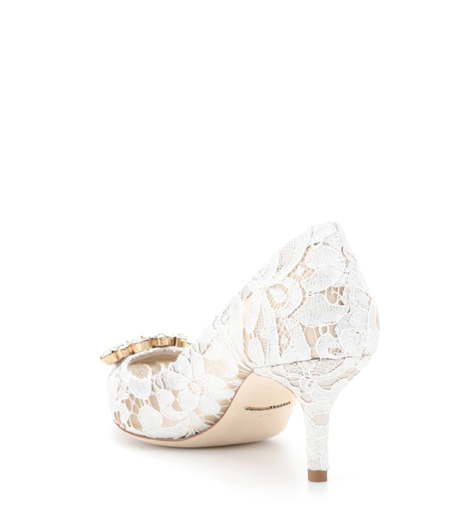 Bellucci embellished lace pumps - 2
