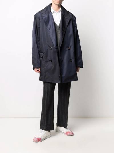 Maison Margiela belted waist trench coat outlook