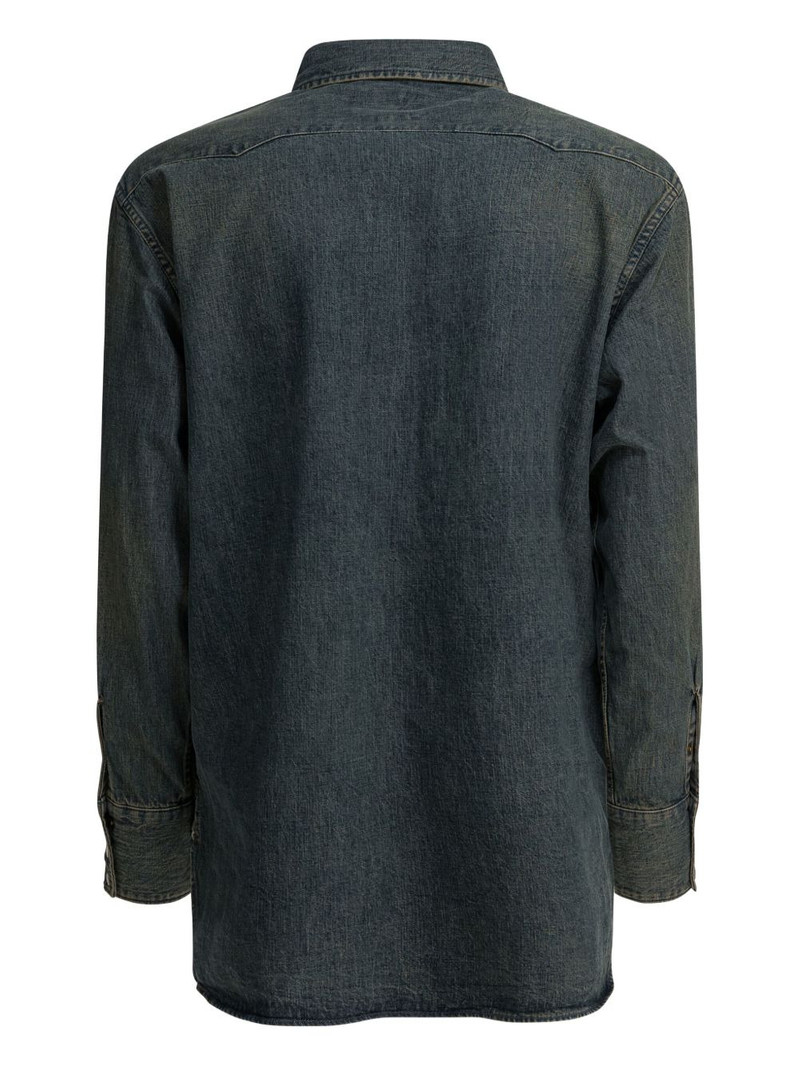 BEAMS PLUS chest-pocket cotton shirt outlook