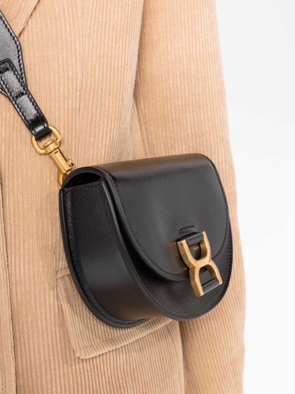 mini Marcie leather shoulder bag - 3