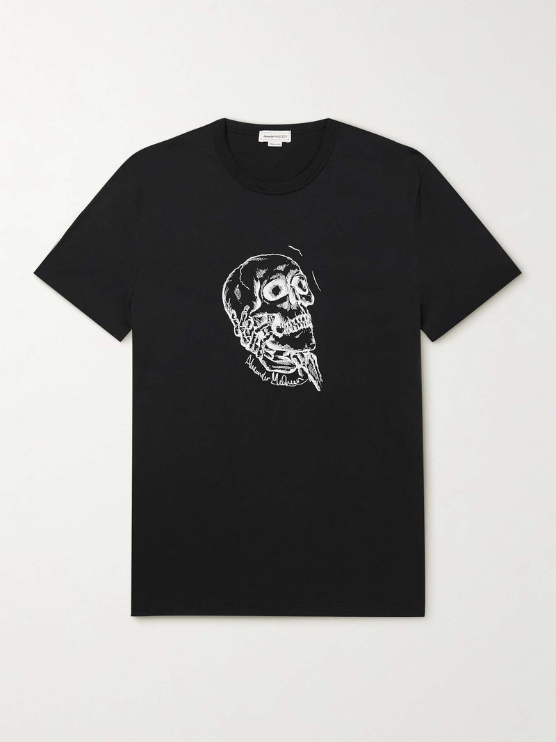 Printed Cotton-Jersey T-Shirt 1