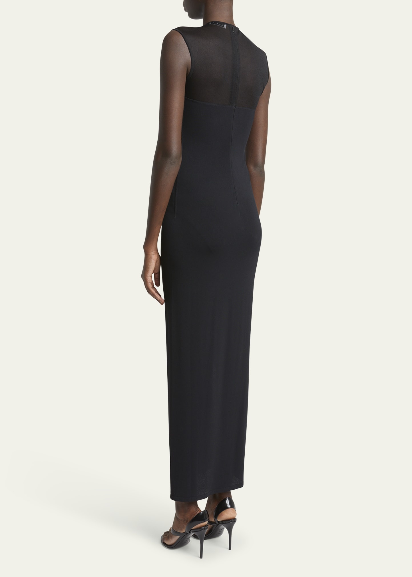 Mesh Molded Cutout Gown - 3