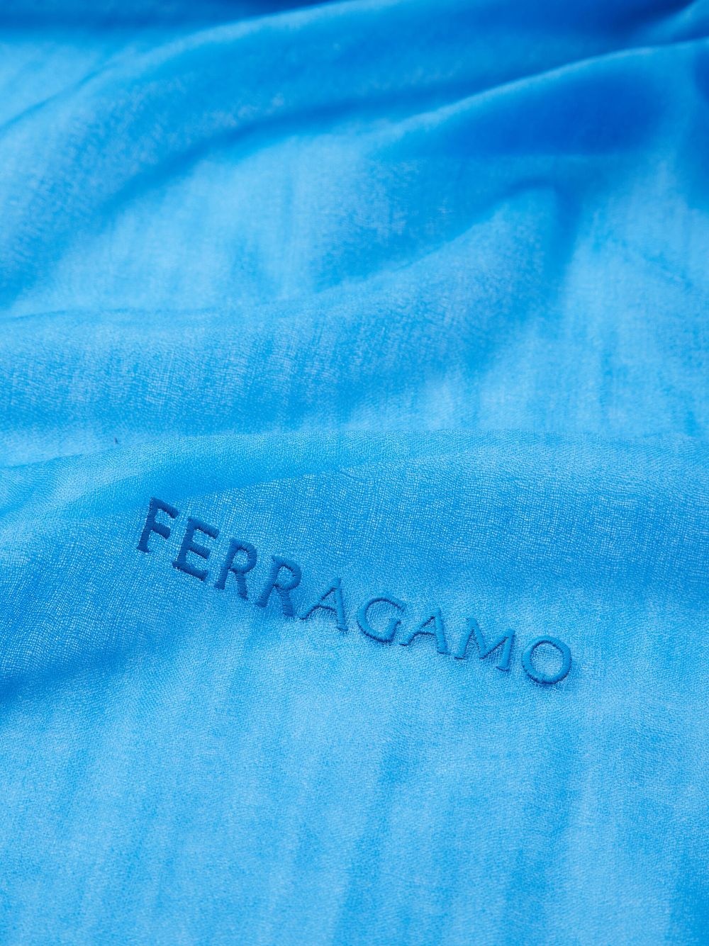 semi-sheer cashmere scarf - 2