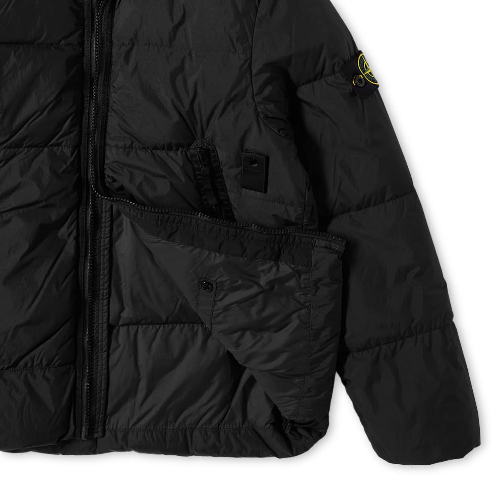 Stone Island Garment Dyed Crinkle Reps Hooded Down Jacket - 2