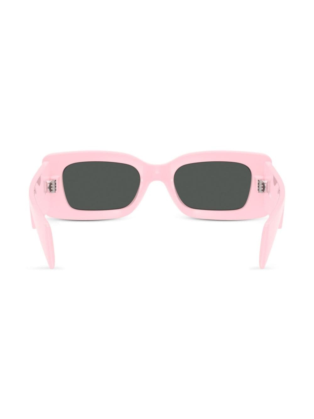 Medusa-plaque rectangular-frame sunglasses - 4