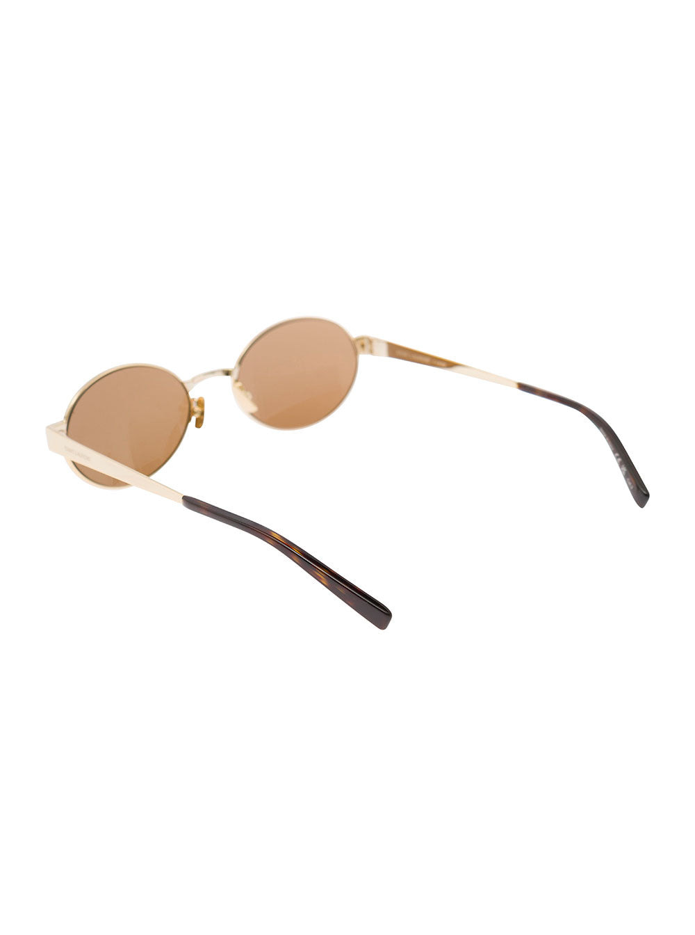 Saint Laurent Women 'Sl 693' Gold Tone Sunglasses With Engraved Logo In Metal Woman - 2