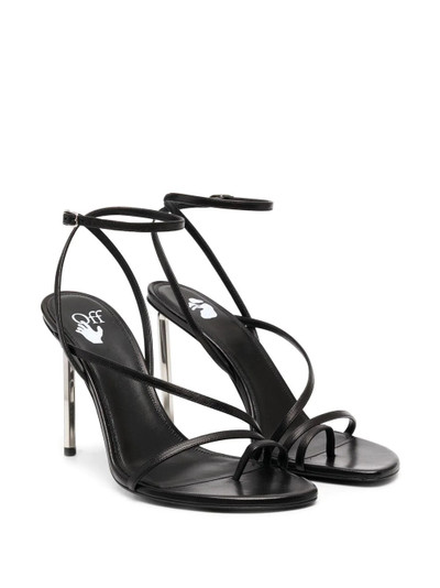 Off-White Allen 110mm strappy sandals outlook