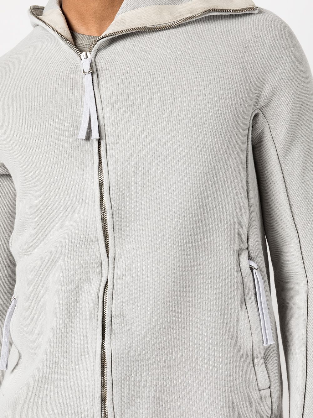 zip-up cotton hoodie - 5