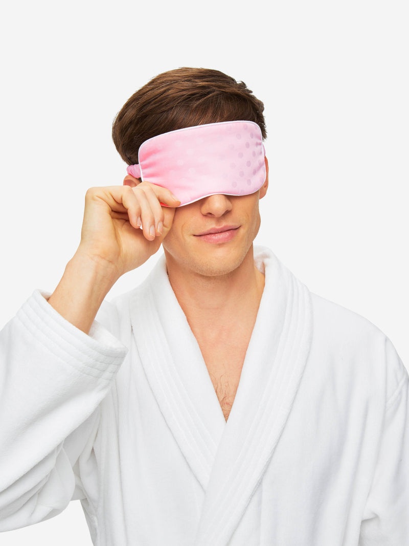 Eye Mask Kate 7 Cotton Jacquard Pink - 6