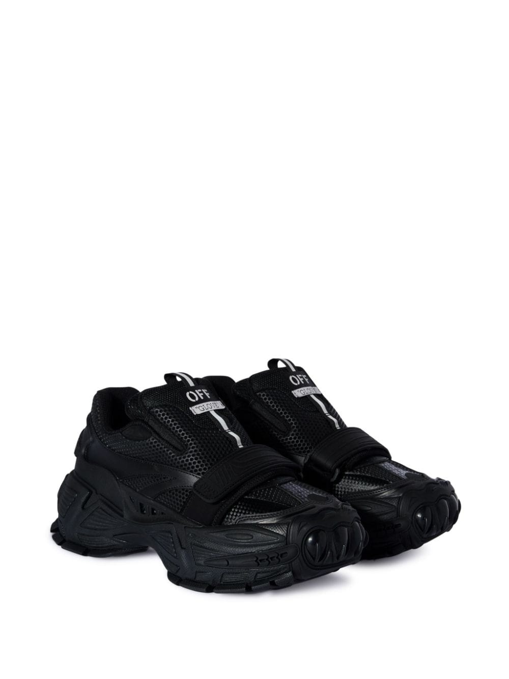 panelled chunky sneakers - 2