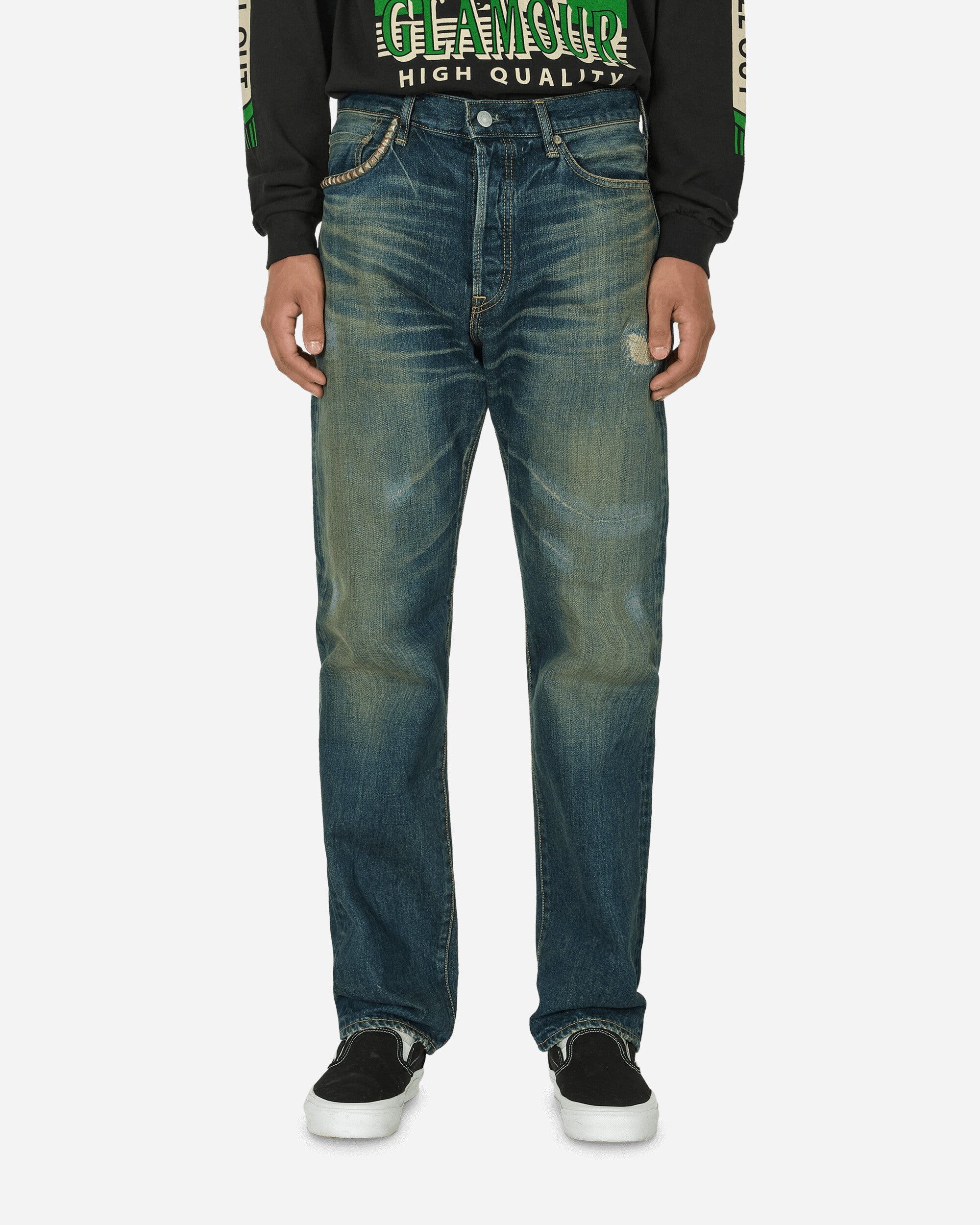 RCR Processed 50's XX Straight Denim Pants Indigo - 1