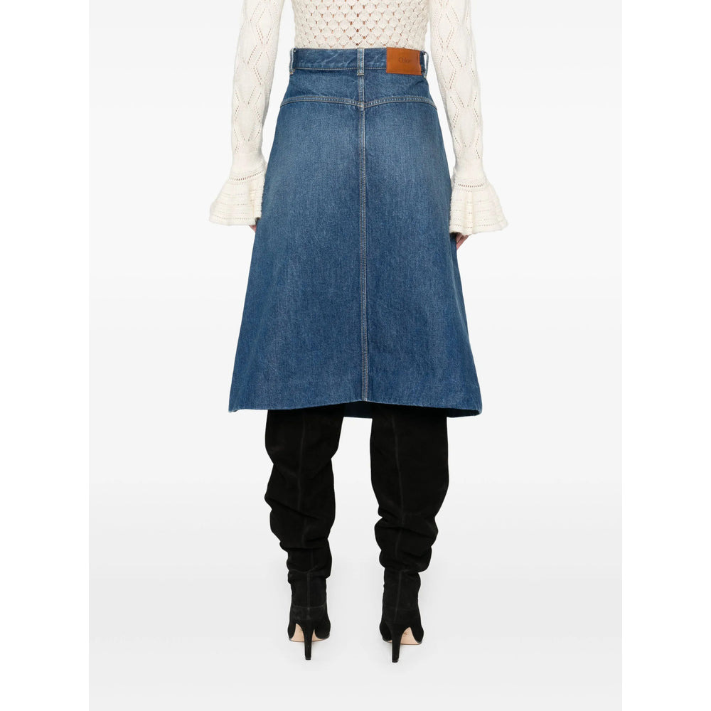 Chloé Blue Skirts - Fitted Skirts Women - 3