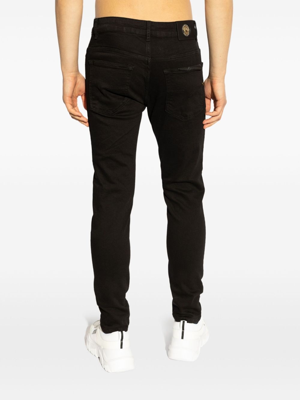 logo-patch jeans - 4