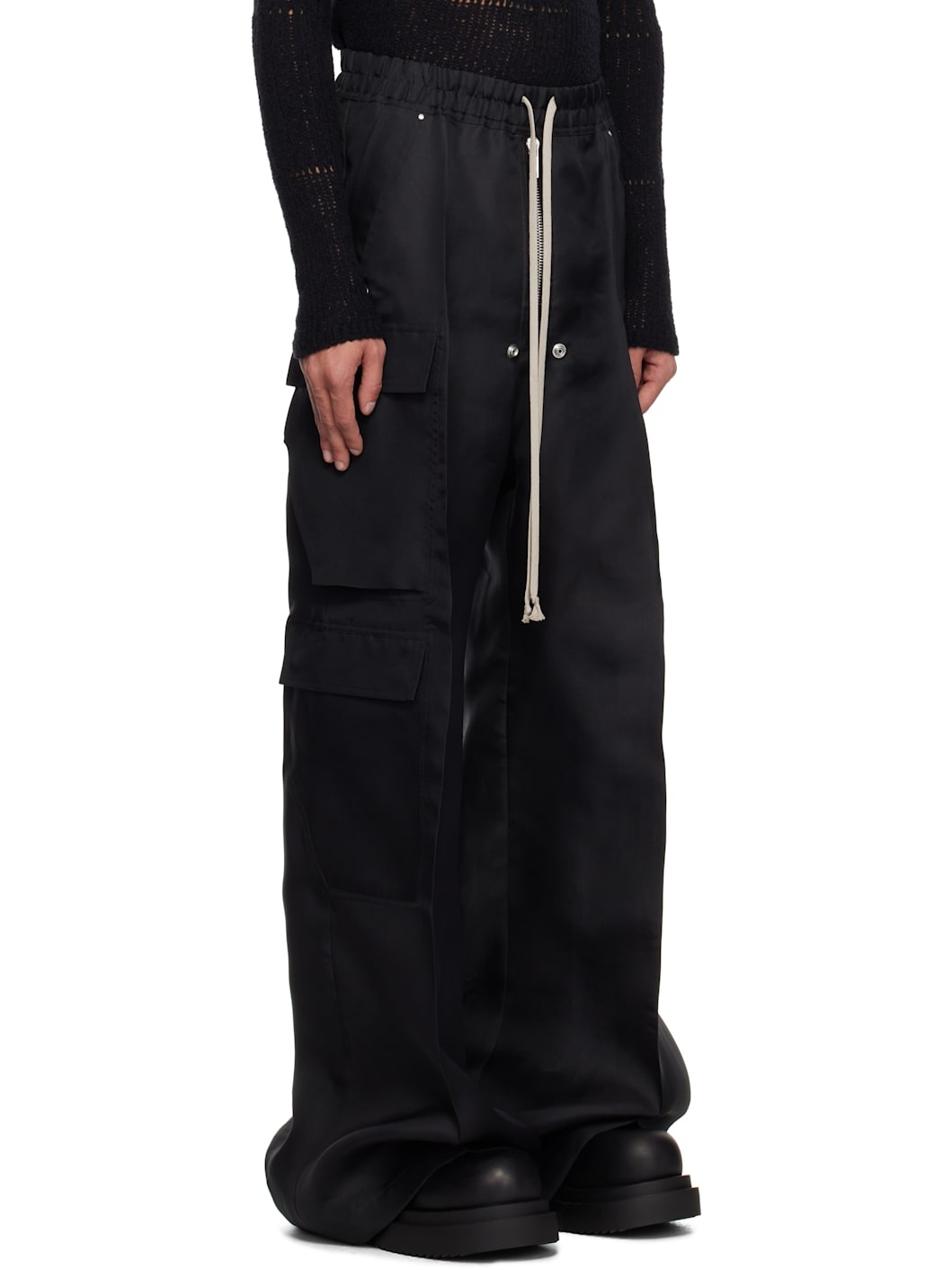 Black Hollywood Cargobelas Cargo Pants - 2