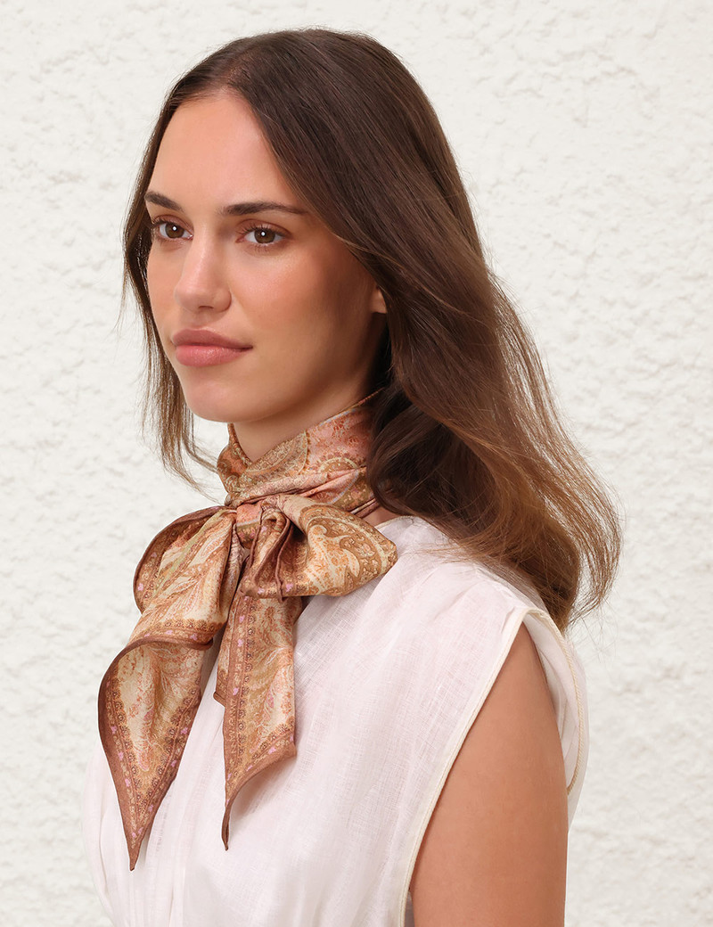 Zimmermann PRINTED SILK NECK SCARF outlook