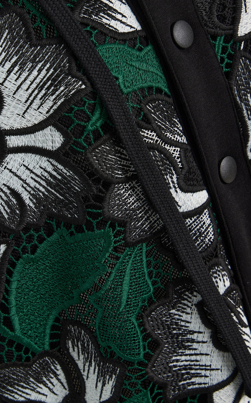 ELIE SAAB Macrame Bomber Jacket multi outlook