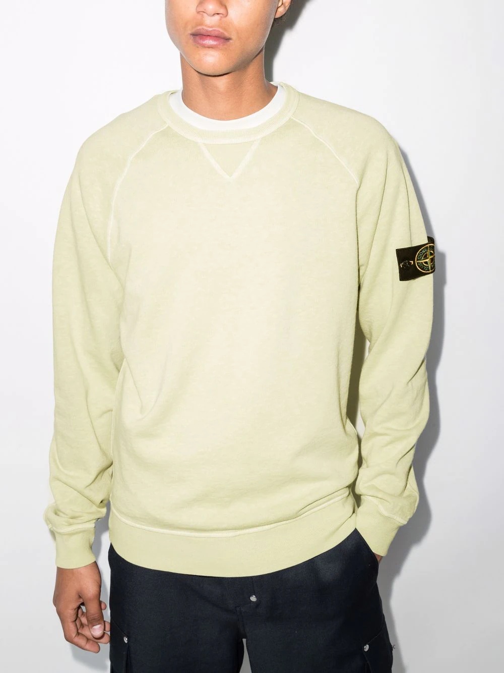 Compass-patch raglan-sleeve sweatshirt - 2