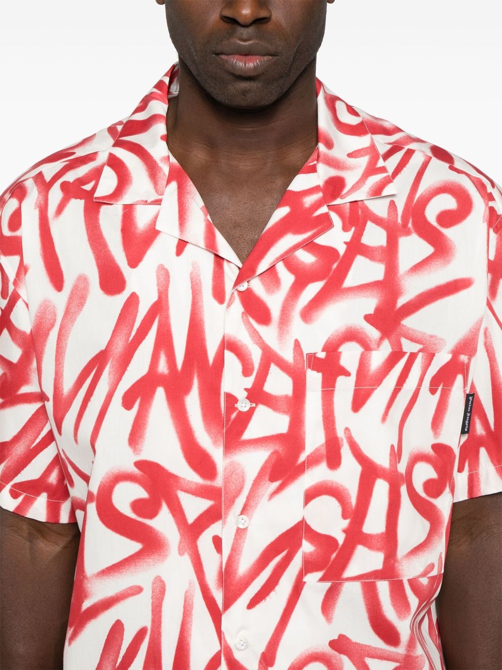 graffiti-print shirt - 5