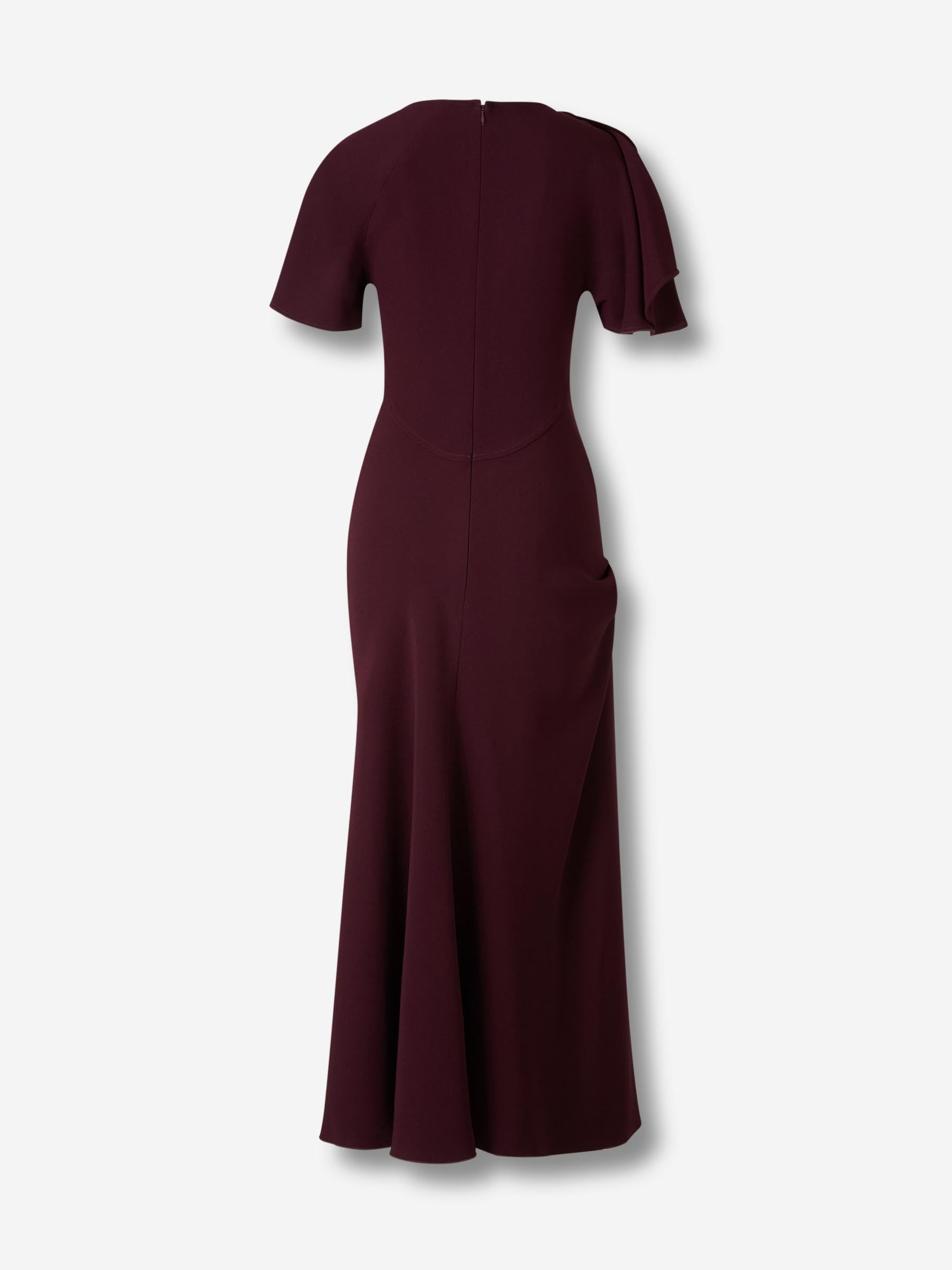 ASYMMETRICAL MIDI DRESS - 2