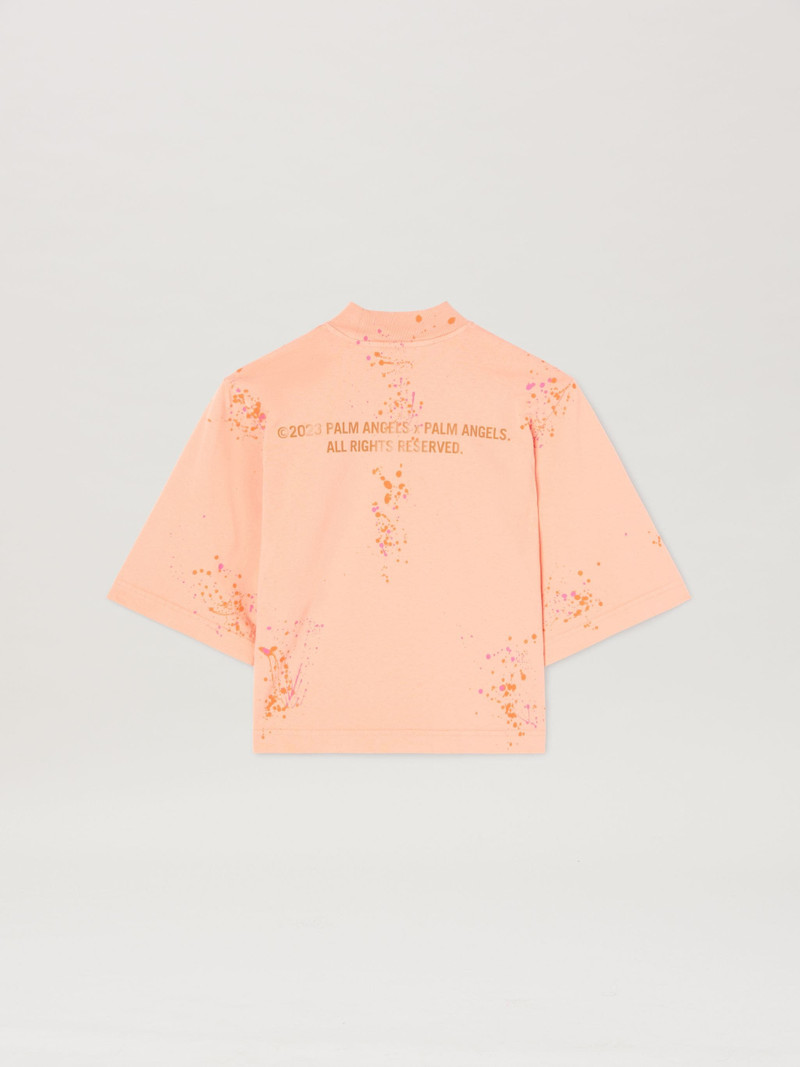 Palm Angels PxP Painted Cropped T-Shirt outlook