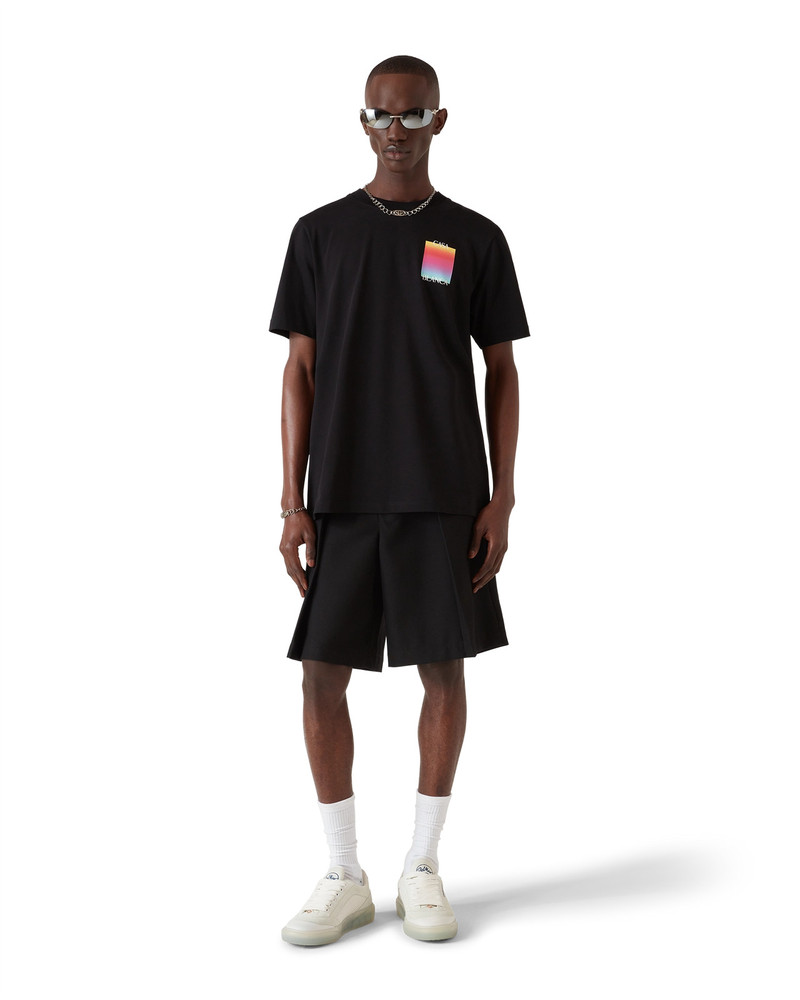 CASABLANCA Gradient Square Logo Short Sleeve T-shirt outlook