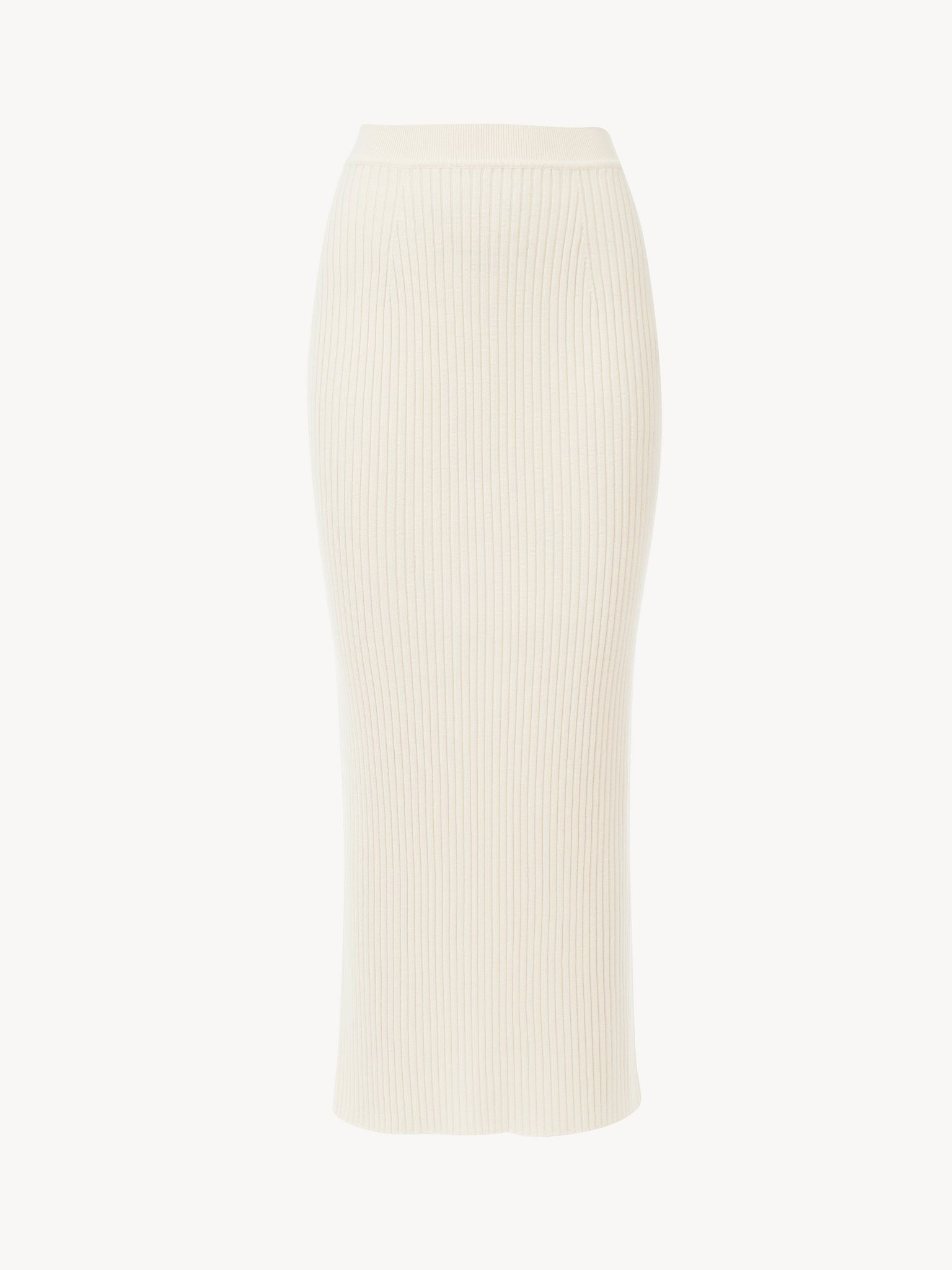 FITTED MID-LENGTH SKIRT - 4
